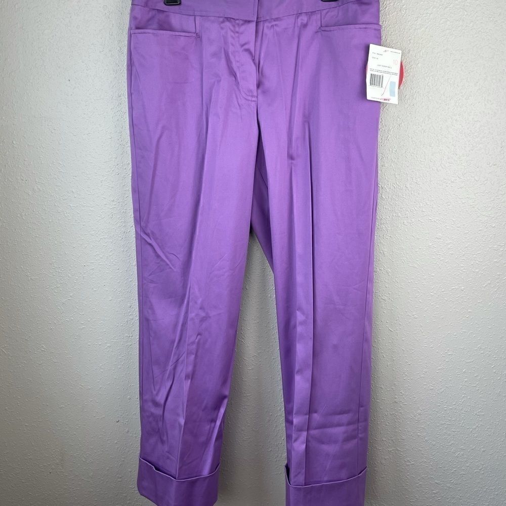 NWT Liz Claiborne Purple Pastel Audra Pants